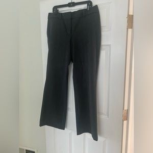 Texture black curvy trouser
